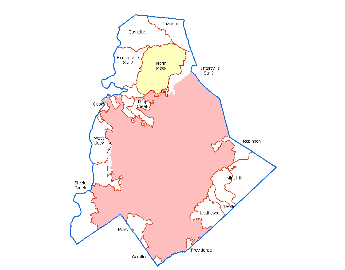 Mecklenburg County First Responder Map